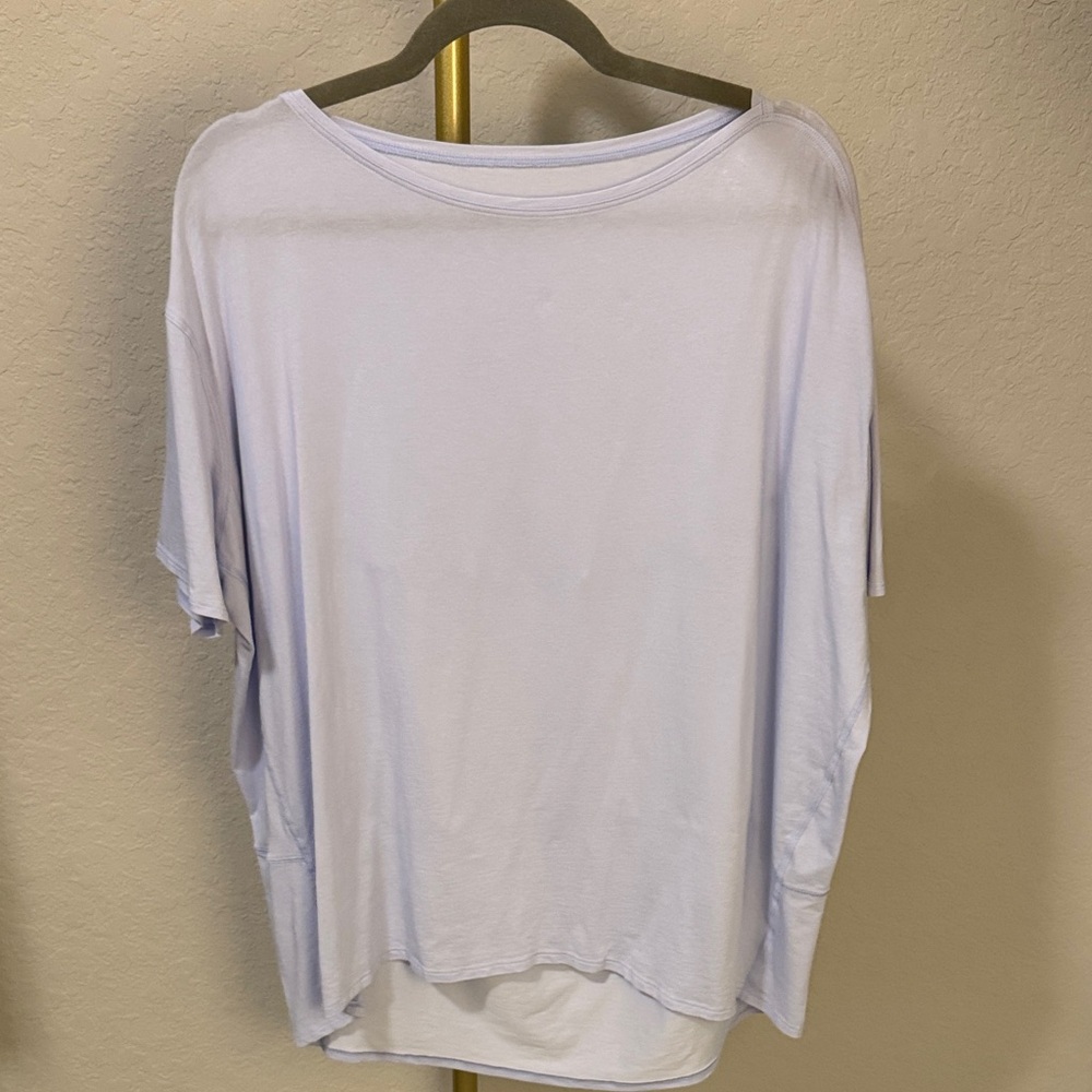 lululemon athletica Light Purple Short Sleeve Top